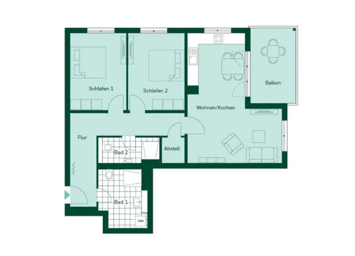 Apartment "Sanddorn" - Haffresidenz Garz  エクステリア 写真